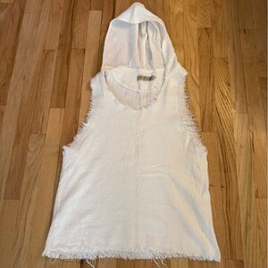 Linen Shirt - Shirt Sleeve w/ Hood